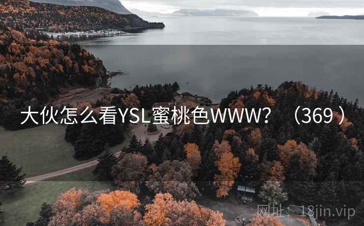 大伙怎么看YSL蜜桃色WWW?(369 )